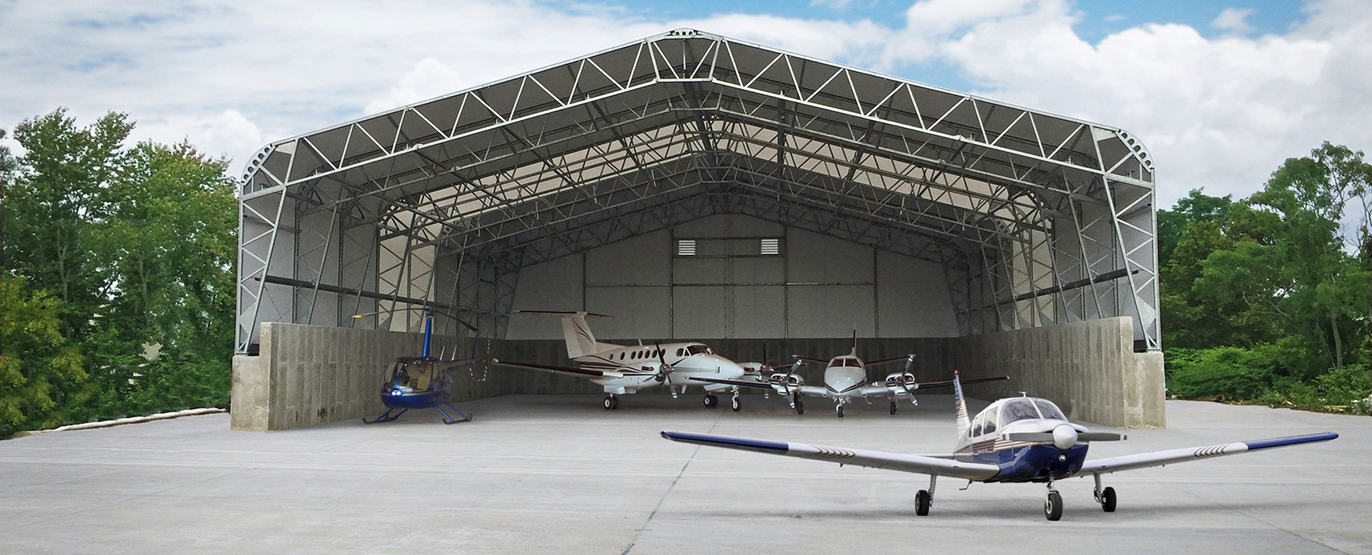 S'envoler vers de nouveaux cieux : L'utilisation des structures toile dans le secteur de l'aviation, qui a marqué l'industrie